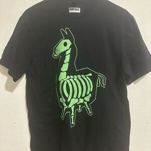 Gildan Black Tee with Green Graphic